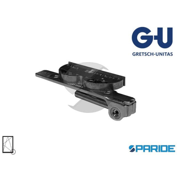 SUPPORTO CERNIERA 100KG UNI-JET M6\12 B18 DX GU PER LEGNO