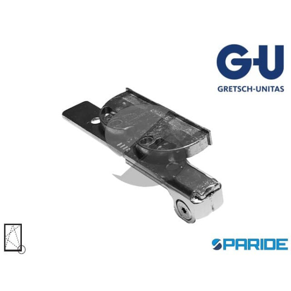 SUPPORTO CERNIERA 130KG UNI-JET M6\12 B20 DX GU PER LEGNO