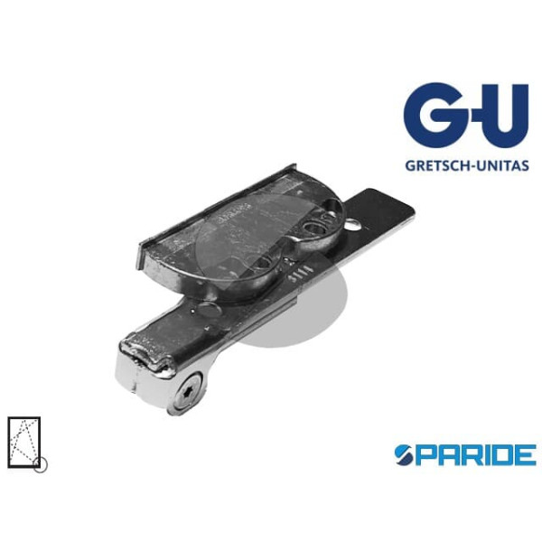 SUPPORTO CERNIERA 130KG UNI-JET M6\12 B20 SX GU PER LEGNO