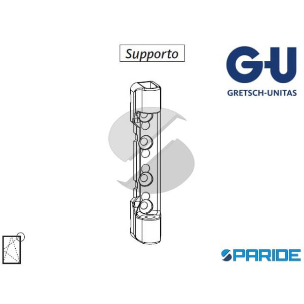 SUPPORTO CERNIERA 6-36026-00-0-1 A4 GU PER LEGNO