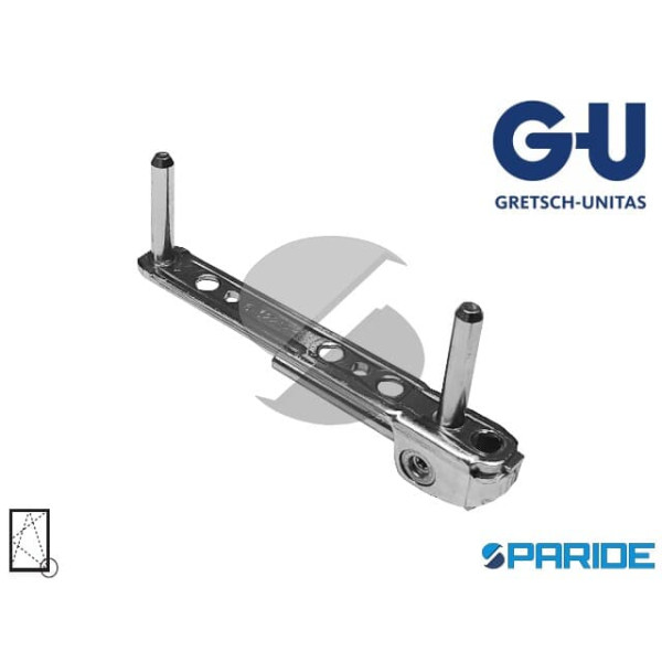 SUPPORTO CERNIERA 6X30 MM 150 KG UNI-JET D 6-32282-30-0-1 GU INTERASSE 9-13 MM