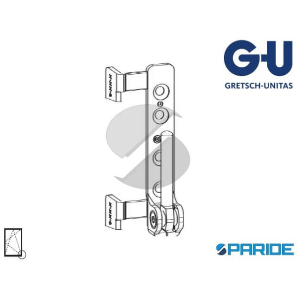 SUPPORTO CERNIERA INFERIORE A12 B18 DX 6-37531 IN APPOGGIO GU