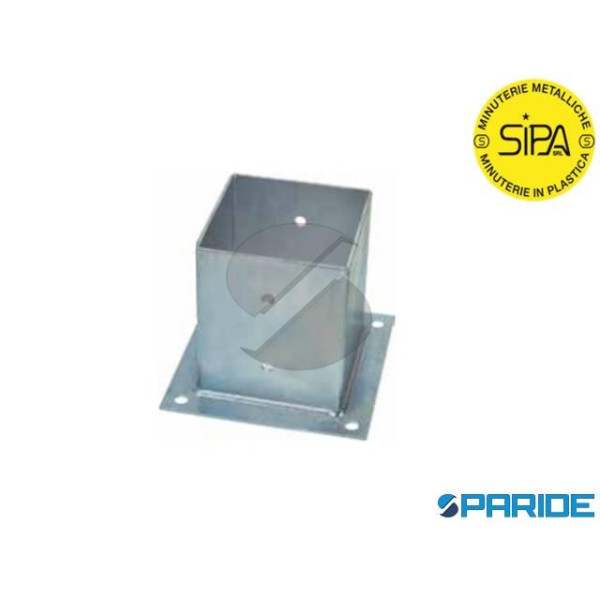 SUPPORTO CHIUSO PER TRAVI CON PIASTRA 180X180 MM T...