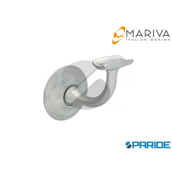 SUPPORTO CORRIMANO 112 CONCAVO OTTONE CROMO SATINA...