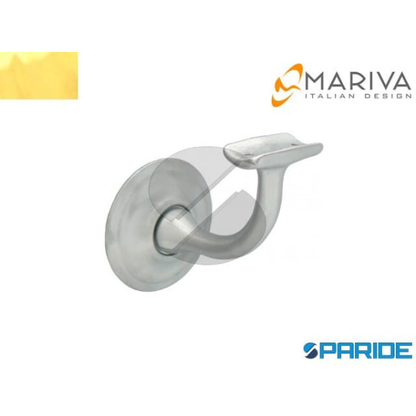 SUPPORTO CORRIMANO 112 CONCAVO OTTONE LUCIDO MARIV...