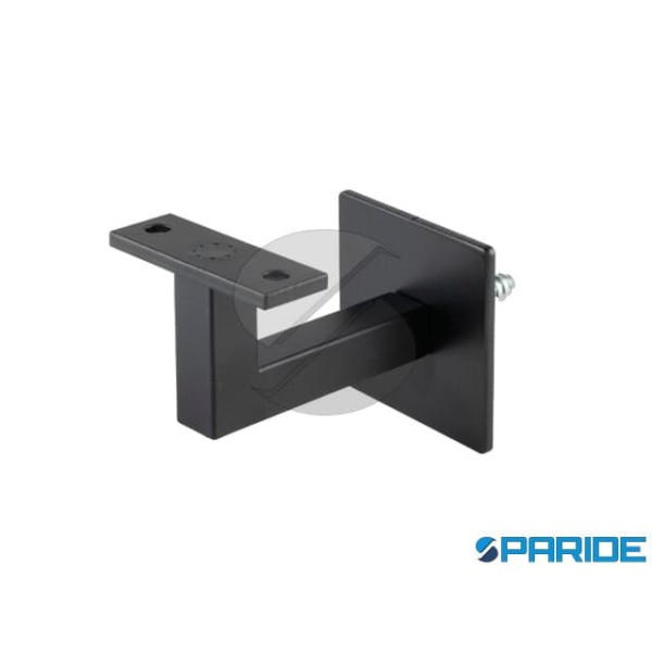 SUPPORTO CORRIMANO PIANO NERO OPACO RAL 9005