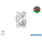 SUPPORTO FORBICE DT130 4/18-13 SINISTRO 207000 MAICO