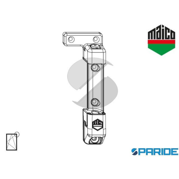SUPPORTO FORBICE DX CON PERNI D 9 MM 210600 MAICO MULTI MAMMUT