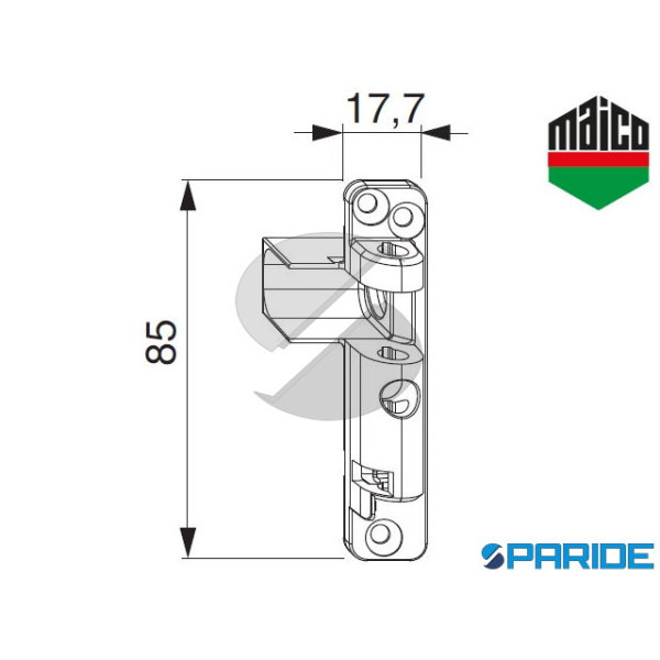 SUPPORTO FORBICE SINISTRO 58077 MAICO A FRESARE