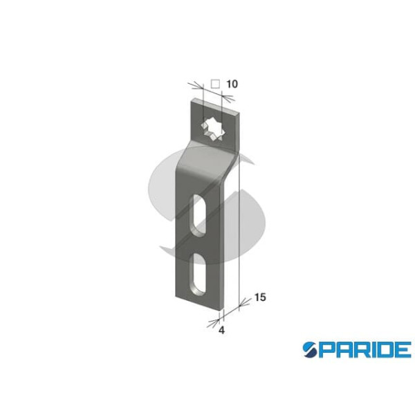SUPPORTO FORO STELLA Q 10 PER CASSONETTO PREFABBRI...