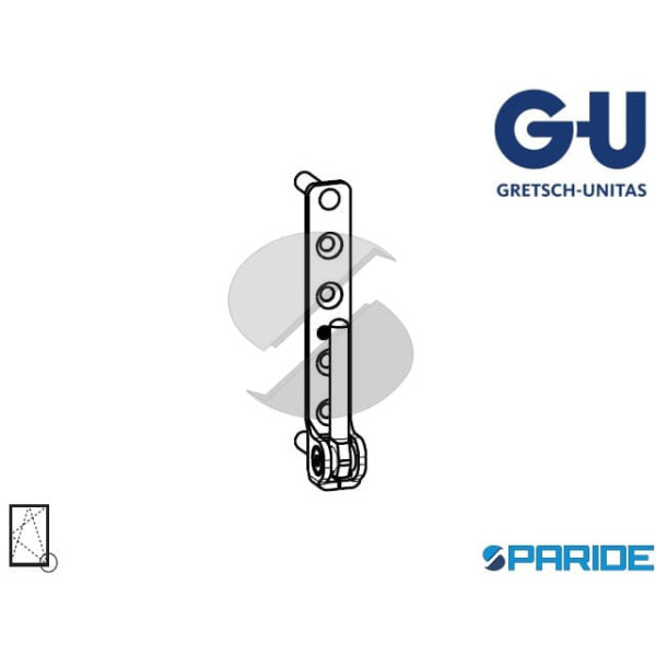 SUPPORTO PER CERNIERA ANGOLARE D 6 MM L 10 MM 6-36882-10-0-1 GU