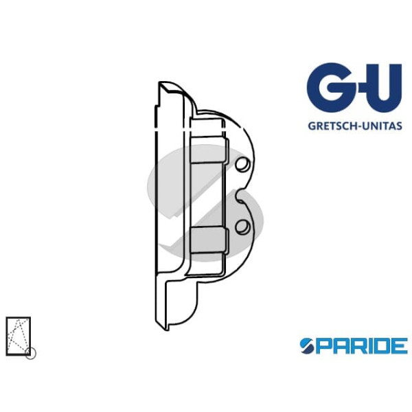SUPPORTO SUPERIORE DX B18 A4 DOPPIA TAZZA TELAIO ASSEMBLATO INTERASSE 13 GU