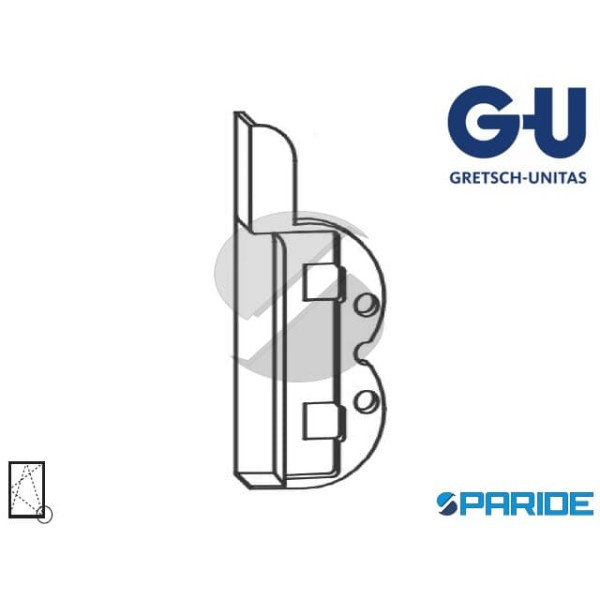 SUPPORTO SUPERIORE SX B18 A4 9-39942 DOPPIA TAZZA ASSEMBLATO INTERASSE 9 GU