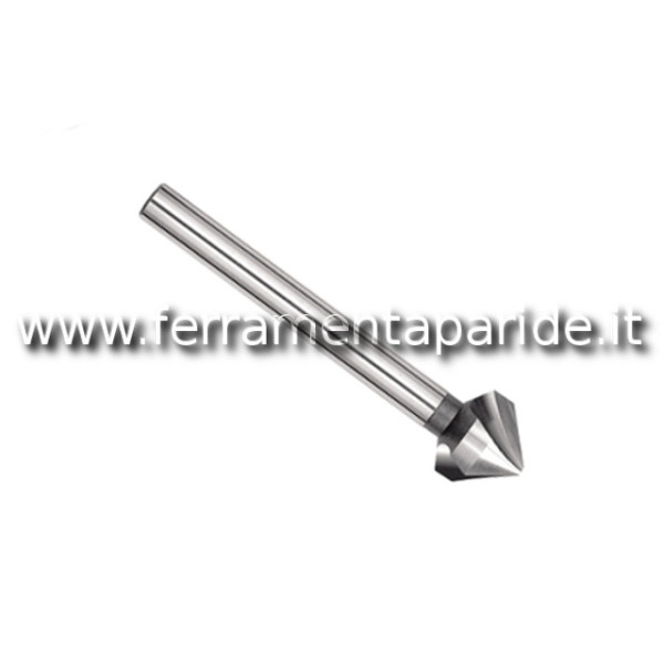 SVASATORE A 3 TAGLIENTI D 20 MM HSS GAMBO LUNGO