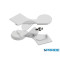 TAPPI COPERTURA DX SX ARGENTO PER PROFILO CORRIMANO LED