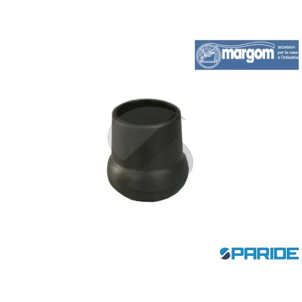 TAPPO A PERA TONDO D 20 IN PVC MM NERO