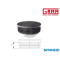 TAPPO ALETTATO TONDO DIAMETRO 42 NERO GAMM SP 3-6 MM
