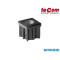 TAPPO FILETTATO QUADRO 30X30 M10 SP 1,5 68 TECOM CON BUSSOLA IN OTTONE NICHELATO