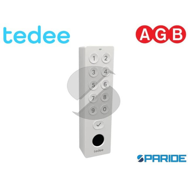 TASTIERINO PRO TEDEE PER SMART LOCK CONTROLLO ACCESSI AGB IMPRONTA DIGITALE BIANCO