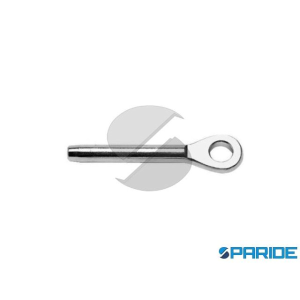 TERMINALE A PRESSARE OCCHIO 6 INOX A4 316