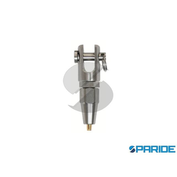 TERMINALE RAPIDO A FORCELLA 4 MM INOX AISI 316