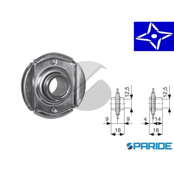 TESTINA A SFERE ESTRAIBILE 9+9 ZINCATA PER TAPPARE...
