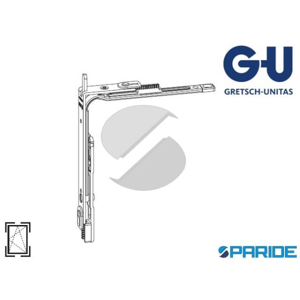 TRASMISSIONE ANGOLARE 6-24399-00-0-1 RIDOTTA CON PUNTALE GU