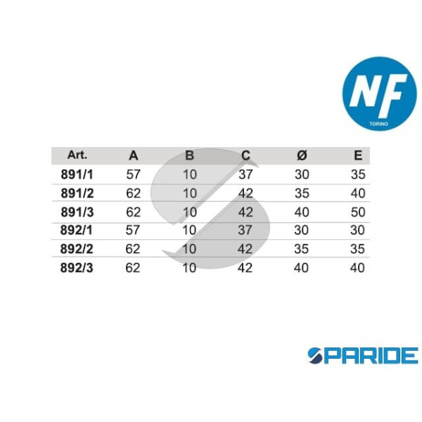 TRONCHETTO DI GIUNZIONE 891 2 A SALDARE PER CARDINI NOVA-FERR
