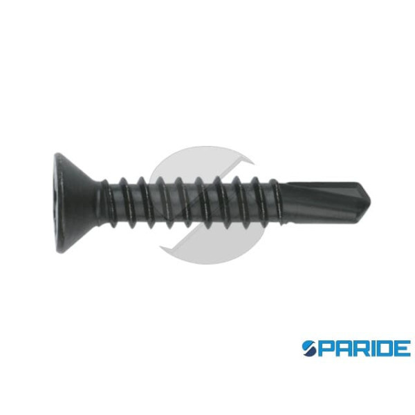 VITE AUTOPERFORANTE TPS 4,2X19 MM PH2 NERA PER PVC...