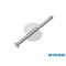 VITE AUTOPERFORANTE TS RAGGIATA 4,3X47,5 MM PH2 ZINCATA PER PVC CON PUNTA SPECIALE