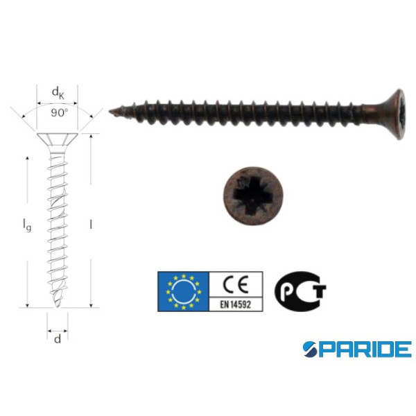 VITE TRUCIOLARE TPS BRONZATA 5X70 PZ