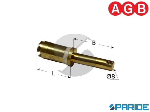 Maniglia Per Porta Pomolo Modello ROMA 5020KOL - Ottone Lucido, Made In Italy - Foto 7