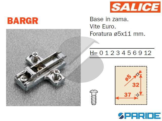 Base A Innesto Rapido Salice Per Cerniere - Regolabile Con Eccentrici - Compatibile Con Serie 100,200,400 - Foto 11