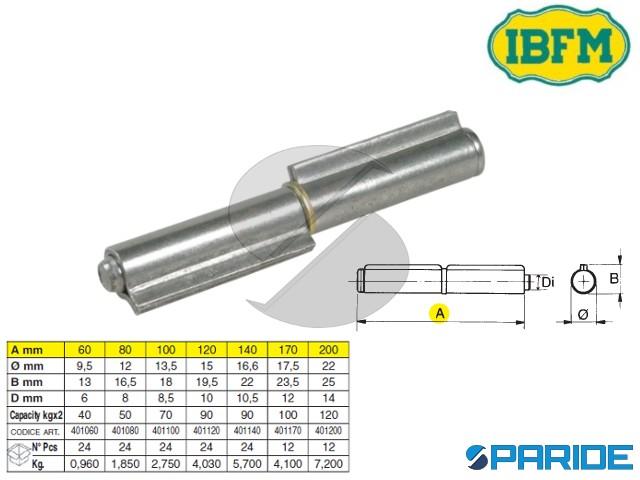 CERNIERA A SALDARE 2 ALI Art. 402 - Mm 144 - O 10,7 - Portata 200 Kg - Foto 4