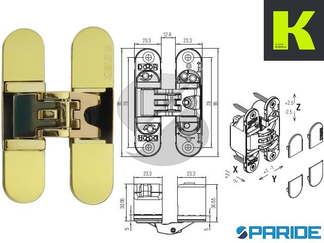 Cerniera Invisibile Per Porte KUBICA K6200 - Supporto Fino A 45-60 Kg - Foto 9