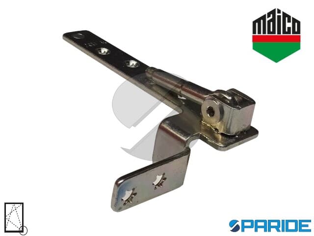Mabor - 4 Clip Antifurto Per Cerniere, Connettori A Doppia Testa In Lega Di Zinco, Per Zaini, Valigie E Borse, Colore Canna Di Fucile