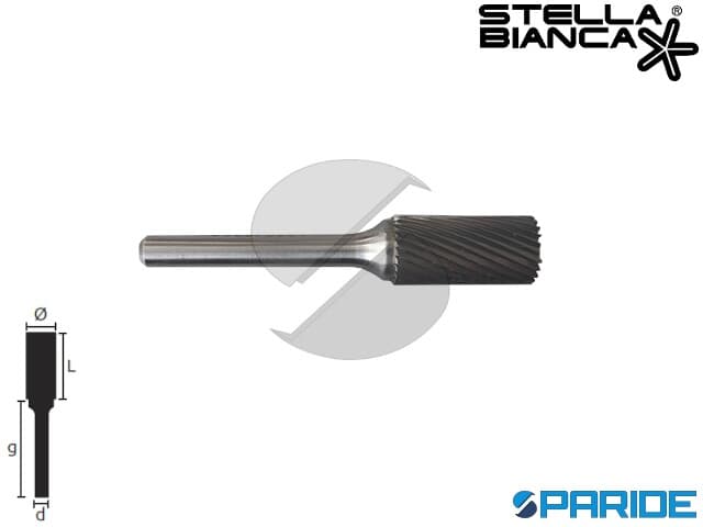 Fresa A Spirale 3 Taglienti Da 8 Mm – Acciaio Duro Per Sgrossatura Legno E Materiali Con Finitura Perfetta