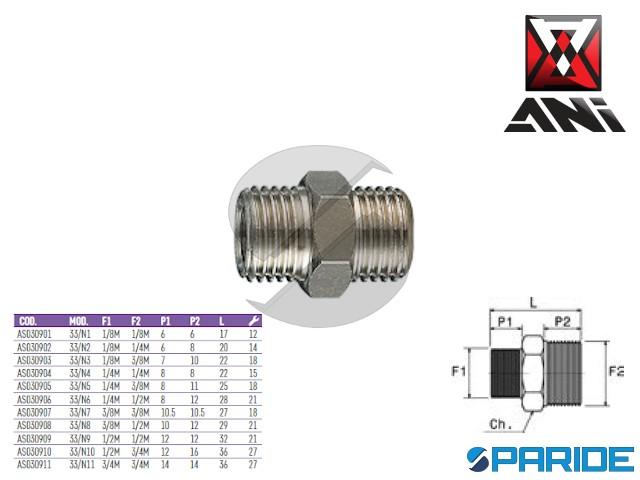 TAISHER 2 pezzi Raccordi per tubi in acciaio inox, 1/2 BSP