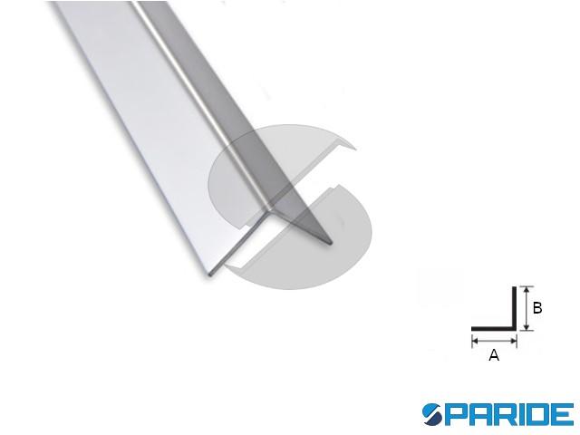 Profilo In Alluminio 30x30 Mm Design Tipo B – Anodizzato Argento – Lunghezza 1200 Mm – Scanalatura 8