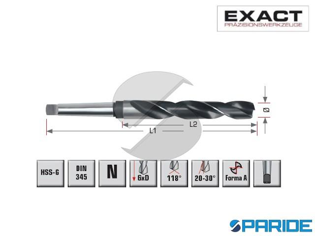 Punta Per Metallo HSS-G 14 Mm Con Codolo Ridotto 13 Mm - Per Acciai, Ghisa, Plastica