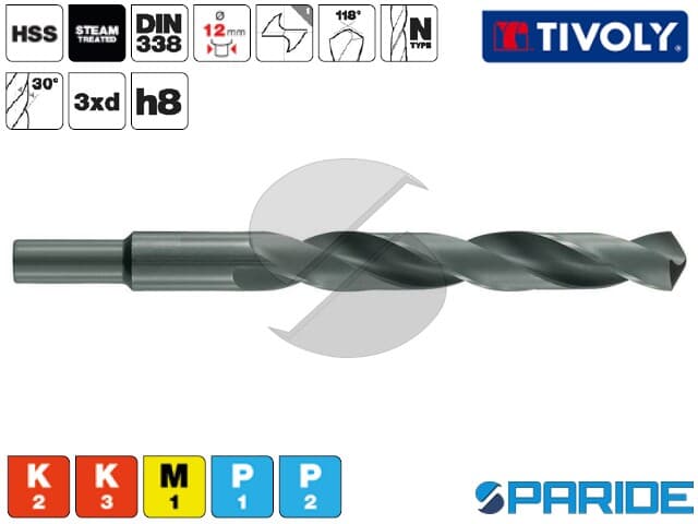Heller Punta Elicoidale HSS-G 3.2 Mm (28631) Per Metallo, Autocentrante, Lunghezza 65mm, 1 Pezzo