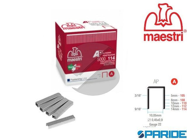 PUNTI mm. 8 Pz. 5000 108 FOREST MAESTRI [MAESTRI PUNTI mm. 8 Pz. 5000 108 FOREST MAESTRI [MAESTRI