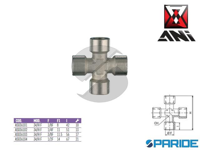 Raccordo A Croce In Acciaio Inox - Filettato Di KZ | MISUMI - Foto 5