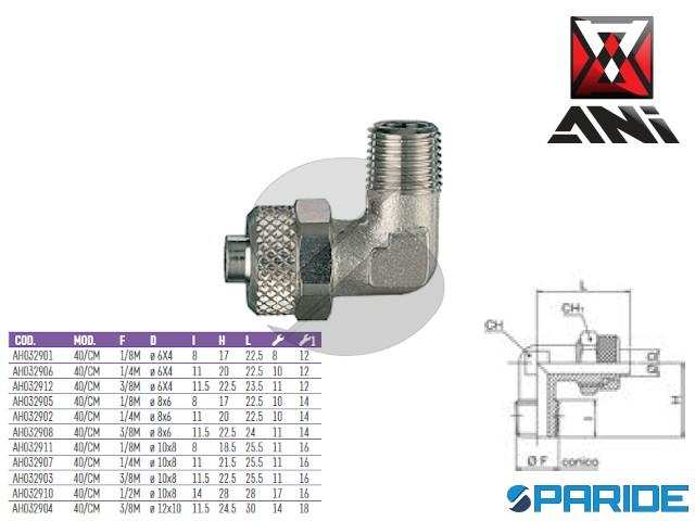 Raccordo Diritto Maschio Plastica 40mm X 1" - Connettore Per Tubazioni Idrauliche - Foto 5