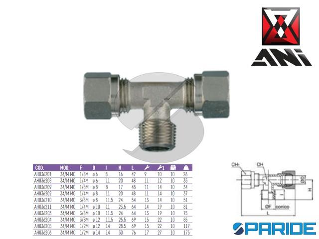 Eaton Weatherhead 16U-E76 Crimpare Raccordo 1 " Orfs Male Per Tubo Idraulico - Foto 5