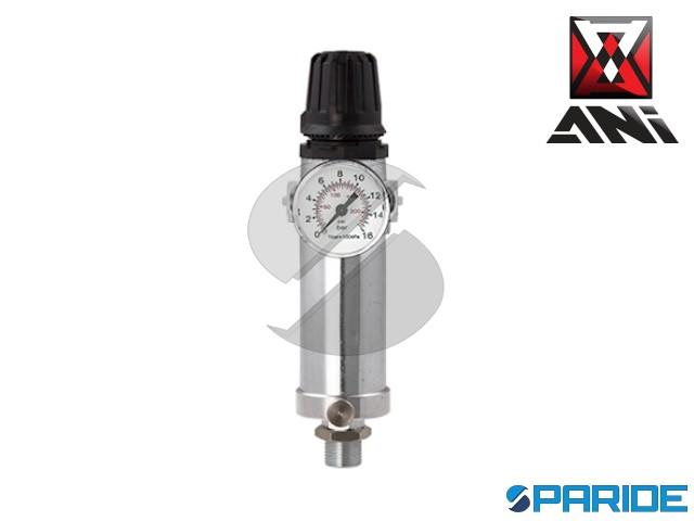 AIREX MANOMETRO PER GONFIAGGIO AD ARIA CON ATTACCO LATERALE DA 1/4M - MOD.822 DI