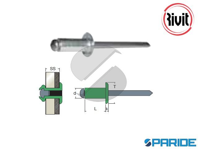 Rivetti Alluminio 4,8X10 Mm 100 Pz Rivetti Alluminio 4,8X10 Mm 100 Pz