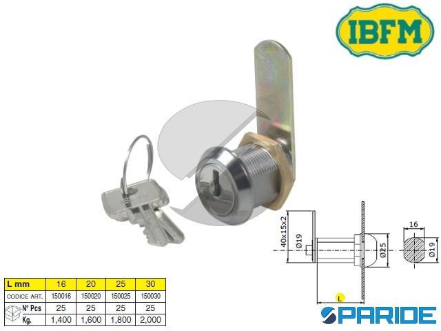 Serratura Per Cassetta Delle Lettere, 16 Mm, Con 5 Diverse Piastre Di Serratura E 2 Chiavi, Serratura Per Mobili, Serratura A Leva Per Cassette Delle Lettere, Porte Dell'armadio - Foto 6