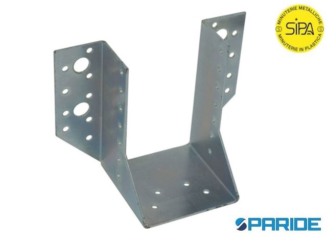 Staffa Per Travi In Legno Da 7 X 9.5 Cm - Con Ali Esterne - Foto 7